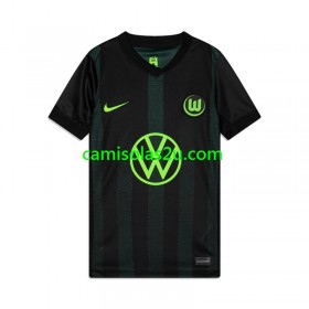 Camisolas de futebol VFL Wolfsburg Equipamento Alternativa 2024/25 Manga Curta
